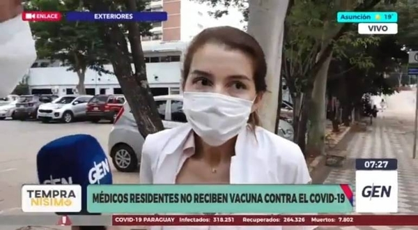 Diario HOY | Estudiantes e internos sin vacunas: pedido se remitió el 16 de abril, pero Salud no responde