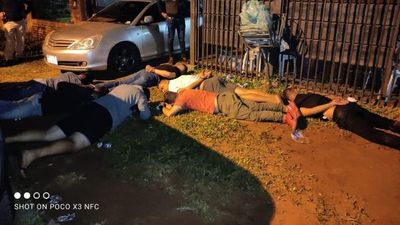 Chupi, música a full y descontrol: detienen a 30 en farra loca de asaltantes
