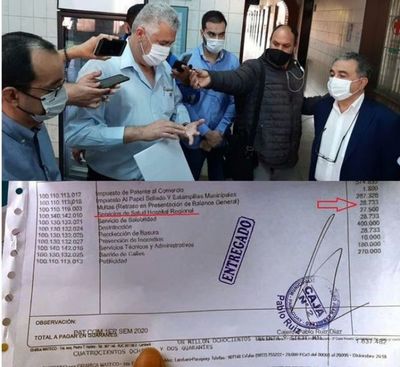 Intendente José C. Acevedo haciendo campaña electoral a costas de enfermos de coronavirus
