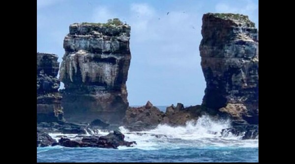 Colapsó el Arco de Darwin, uno de los principales atractivos naturales de Isla Galápagos