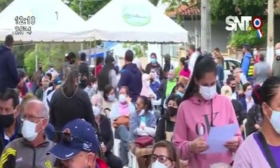 Caacupé: Desorganización en vacunación anticovid - SNT