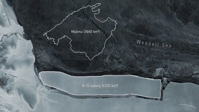 Se desprende de la Antártida el iceberg más grande del mundo | Ñanduti