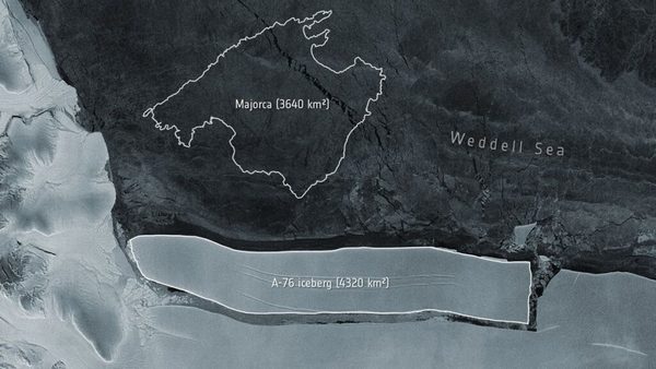 Se desprende de la Antártida el iceberg más grande del mundo | Ñanduti