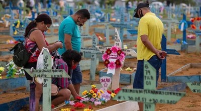MUNDO | Brasil reporta más de 2.500 muertes diarias por COVID-19 por segundo día