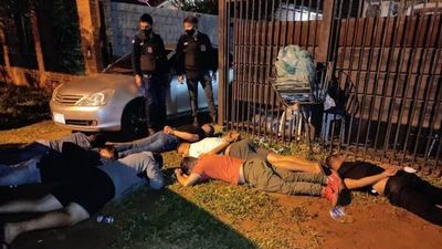 Intervienen fiesta clandestina y cae una supuesta gavilla de asaltantes