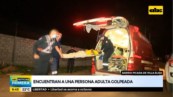 Encuentran a una persona adulta golpeada y tirada en la calle - ABC Noticias - ABC Color