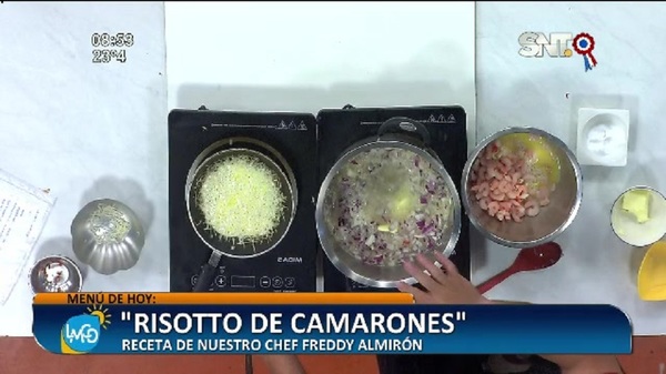 Cocina LMCD: Risotto de camarones - SNT