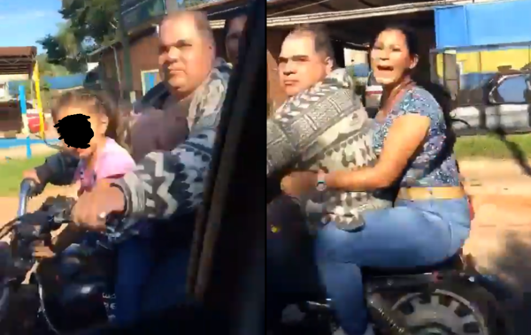 Crónica / [VÍDEO] "¡Auxilio señora!" gritó desde la moto. Testigo contó lo que pasó