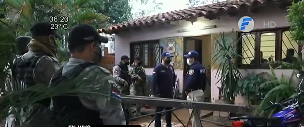 En allanamientos detienen a sospechosos de millonarios robos