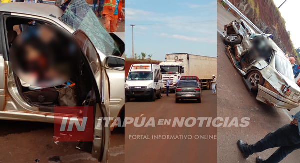 AHORA: GRAVE ACCIDENTE EN ZONA DE SAN RAFAEL DEL PARANÁ