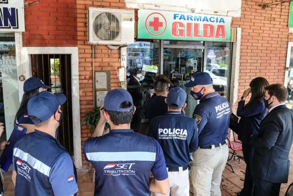 Tributación cerró farmacias en Itauguá por no expedir comprobantes de venta | .::Agencia IP::.