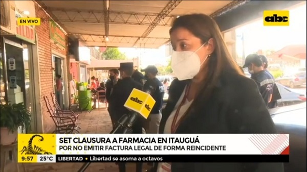 SET suspende actividades de una farmacia que no emite factura legal