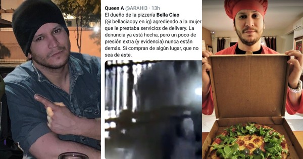 La Nación / Mujer fue brutalmente golpeada por dueño de pizzería, denuncian