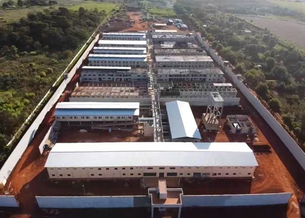 Obras en nuevo centro penitenciario de Minga Guazú llega al 80%
