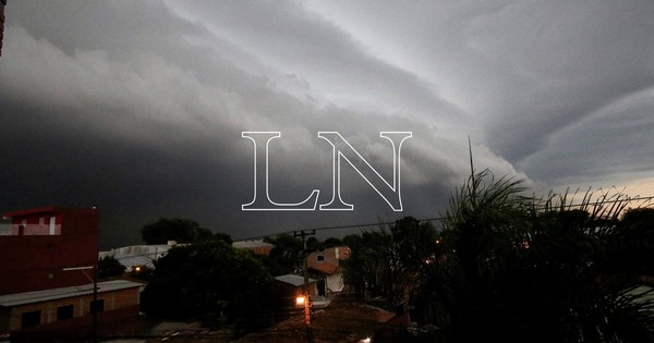 La Nación / Anuncian tormentas eléctricas y fuertes ráfagas de viento para este viernes