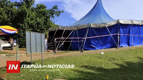 POR DAR “MAL ASPECTO” QUIEREN DESMONTAR LA CARPA DE CIRCO EN EL IPS