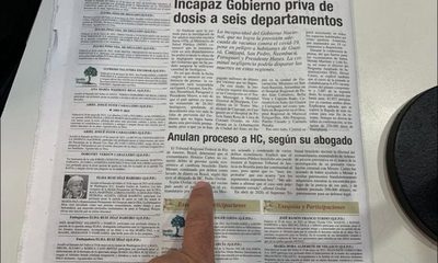 Tras unánime decisión de Tribunal brasileño a favor de HC, ABC “exilió”  sus 50 temas de  tapa a sección exequias