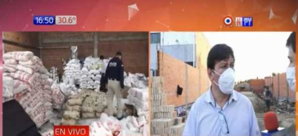 Limpio: Decomisan 35 toneladas de azúcar de supuesto contrabando | Noticias Paraguay