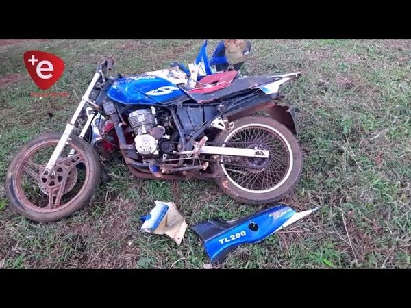 MOTOCICLISTA PIERDE LA VIDA EN ACCIDENTE EN ITAPÚA POTY