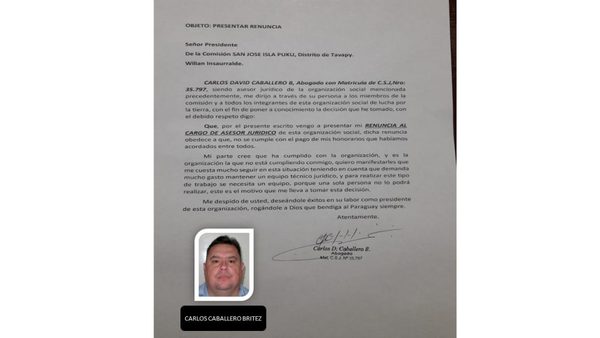 ABOGADO CREA ZOZOBRA E INCITA A INVASIONES EN ZONA DE TAVAPY