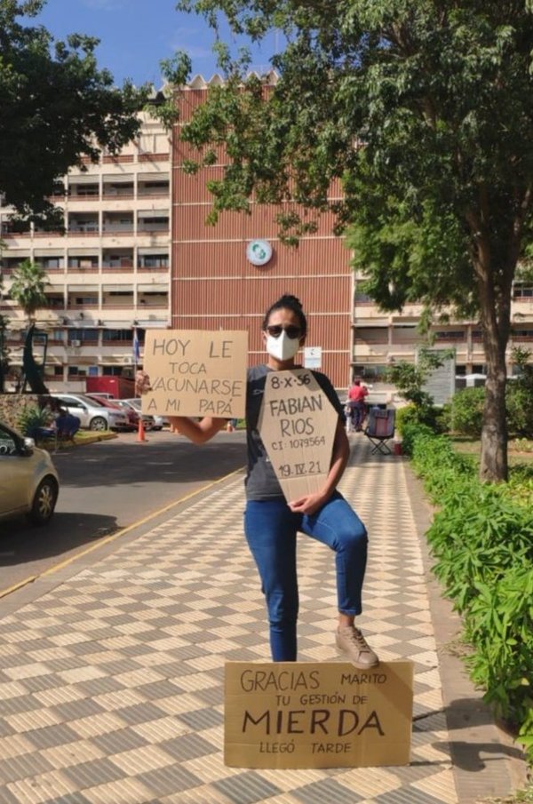 Falleció un día antes de recibir vacuna anticovid: ”Gracias Marito, tu gestión de mierda llegó tarde” sostuvo la hija