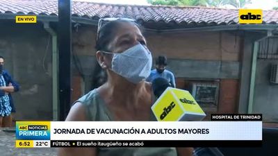 Vacunatorio del Hospital de Trinidad arranca inmunización antes de las 7:00 horas - ABC Noticias - ABC Color