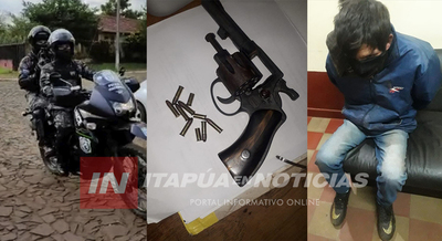 TRAS TIROTEO, AGENTES LINCE DETUVIERON A UN DELINCUENTE ARMADO