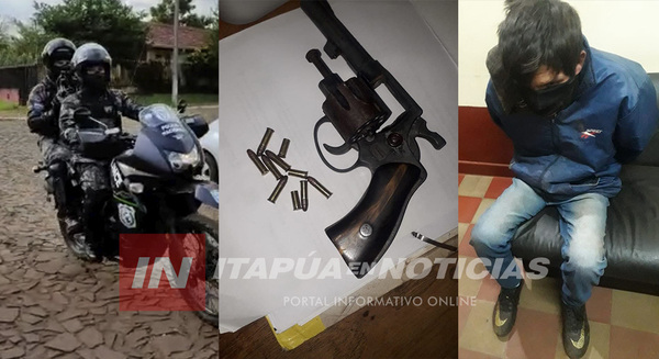 TRAS TIROTEO, AGENTES LINCE DETUVIERON A UN DELINCUENTE ARMADO