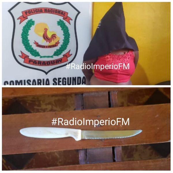 Detienen a brasileña tras robarse calzados a punta de cuchillo en el mercado municipal