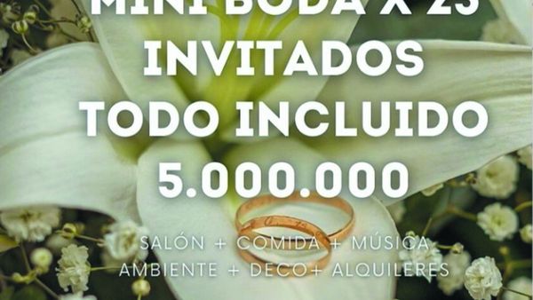 El rollo se prende a las bodas por 5 millones