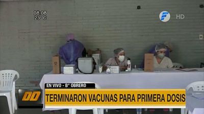 Vacunatorio de Barrio Obrero queda sin dosis por problemas logísticos