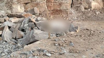 Obrero muere al caer sobre él una piedra en una cantera