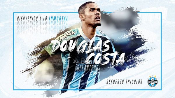 Douglas Costa regresa al Gremio