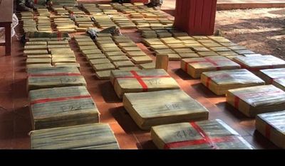 Incautan más de 570 kilos de marihuana en Canindeyú - Nacionales - ABC Color