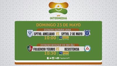 Cierre de jornada por la Intermedia