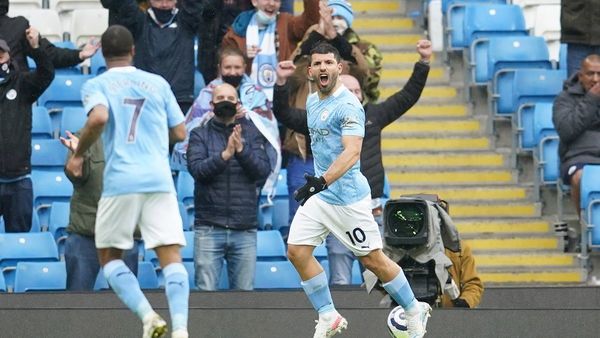 Sergio Agüero se despide del Manchester City con honores