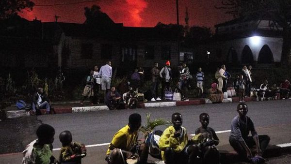 Se detuvo la erupción del volcán en el Congo sin provocar víctimas
