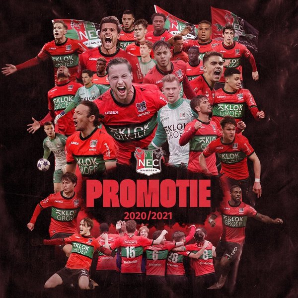 ¡Édgar Barreto y el NEC Nijmegen ascienden a la Eredivisie!