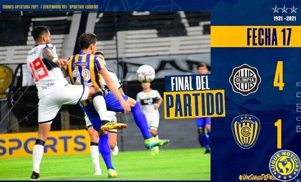 Olimpia golea a Luqueño en el debut de Berti •