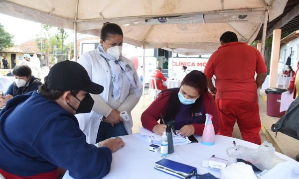 Funcionarios operativos de la comuna asuncena recibieron atención médica