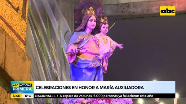 Católicos celebran en honor a María Auxiliadora - ABC Noticias - ABC Color