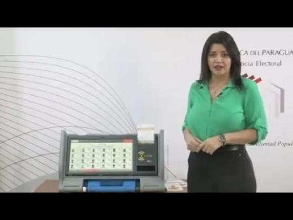 JE INSTRUYE EN GUARANÍ PARA UTILIZAR MÁQUINAS DE VOTACIÓN