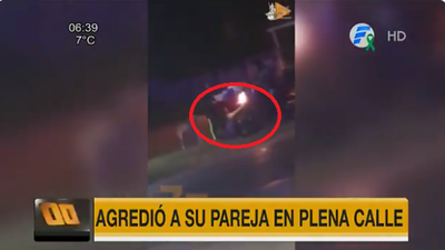 Filman cobarde agresión contra mujer en Ypané