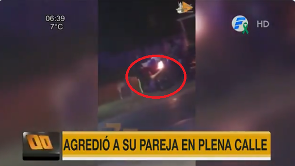 Filman cobarde agresión contra mujer en Ypané