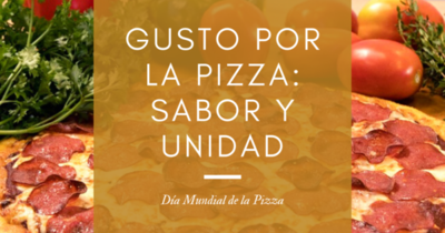 Gusto por la pizza: sabor y unidad