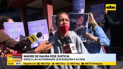 Madre de Isaura Bogado pide justicia y que busquen a su hija - ABC Noticias - ABC Color