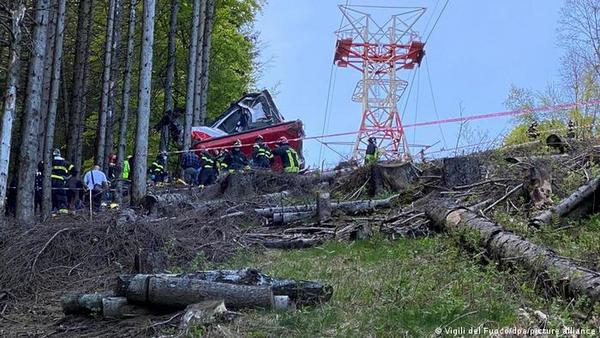 Italia promete investigar accidente de teleférico que causó 14 muertos