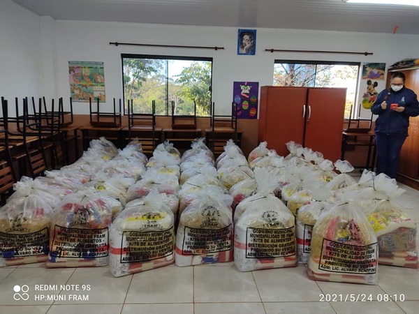 MUNICIPALIDAD DE FRAM INICIA ENTREGA DE KITS ALIMENTICIOS EN REEMPLAZO DEL ALMUERZO ESCOLAR