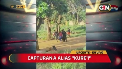 Capturan a delincuente alias 'kure'i' en Lote Guazu, San Lorenzo - C9N