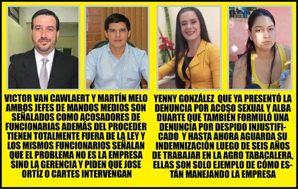 URGE LA INTERVENCIÓN DE LOS VERDADEROS JEFES EN LA AGROTABACALERA DE CHORE - La Voz del Norte
